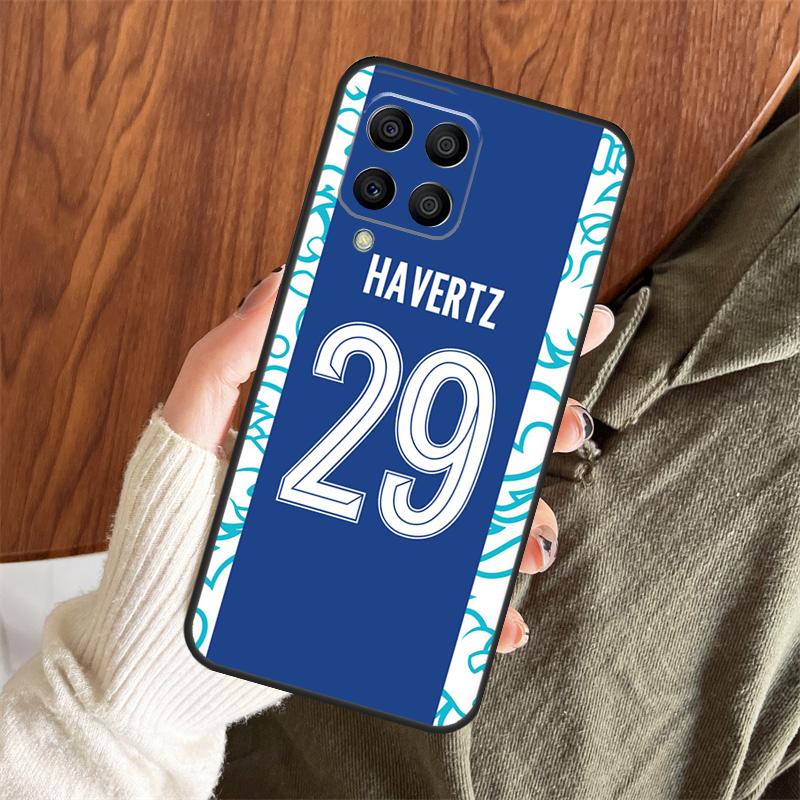 Чехол с номером футболиста, счастливый чехол для Samsung Galaxy M53 M33 M23 M13 M14 M54 M11 M21 M31 M51 M12 M22 M32 M52 M31s, чехол