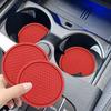 2 шт. Держатель для стакана в автомобиль ПВХ Противоскользящий Сотовый дизайн Органайзер для салона автомобиля Бутылки Телефоны Ключи Комфортное вождение