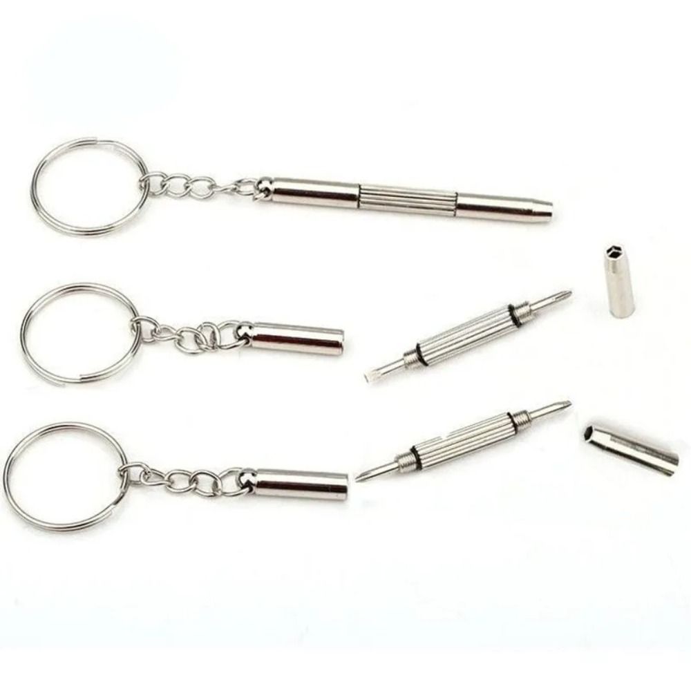 Precision Mini Tools Small Screwdriver Multi-functional Screwdriver With Keychain Manual Tools