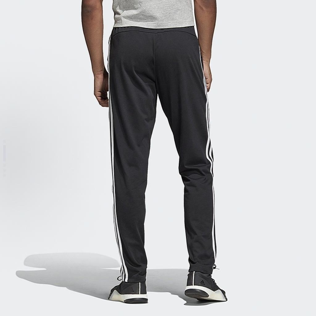 Adidas Милый принт мышки, уличные универсальные спортивные брюки с ретро-вязанкой и боковой полоской, унисекс, черные DU0456(TEAM702-DU2)