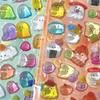 Fun 3D Yoyo Family Ghost Cute Embossed Crystal Decorative Stickers - Kids Stationery Scrapbook Creative Stickers