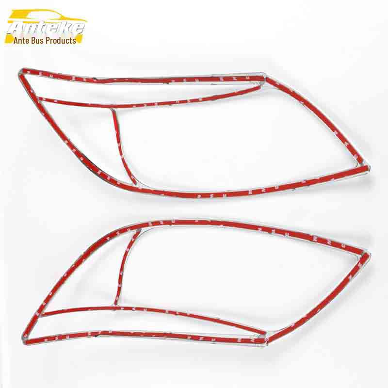 Декоративная накладка на фару BYD S6 с хромированной отделкой