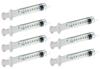 Set of 7 10mL Syringes for Small Animal Liquid Food Ink and More Via (plastic, Needleless, Sterilized) Liquids, Injections, Injections, (shipped Mail)