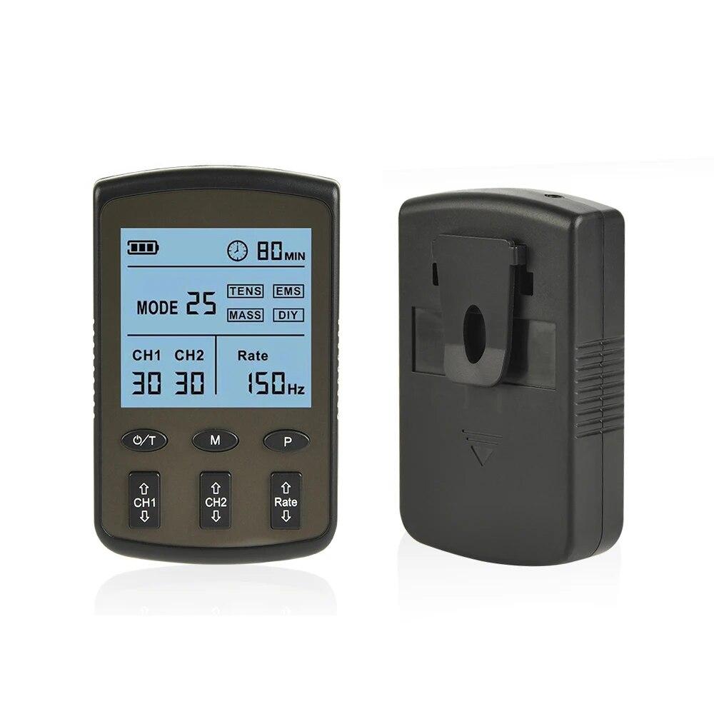 2 способа EMS импульсный миостимулятор десятки акупунктурных электродов подушечки терапия машина для похудения электростимулятор перезаряжаемый