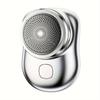 Mini Electric Shaver for Men, Portable Upgraded Mini Electric Shaver, USB Charging, One-click Use, Suitable for Home, Car, Travel, Business Use