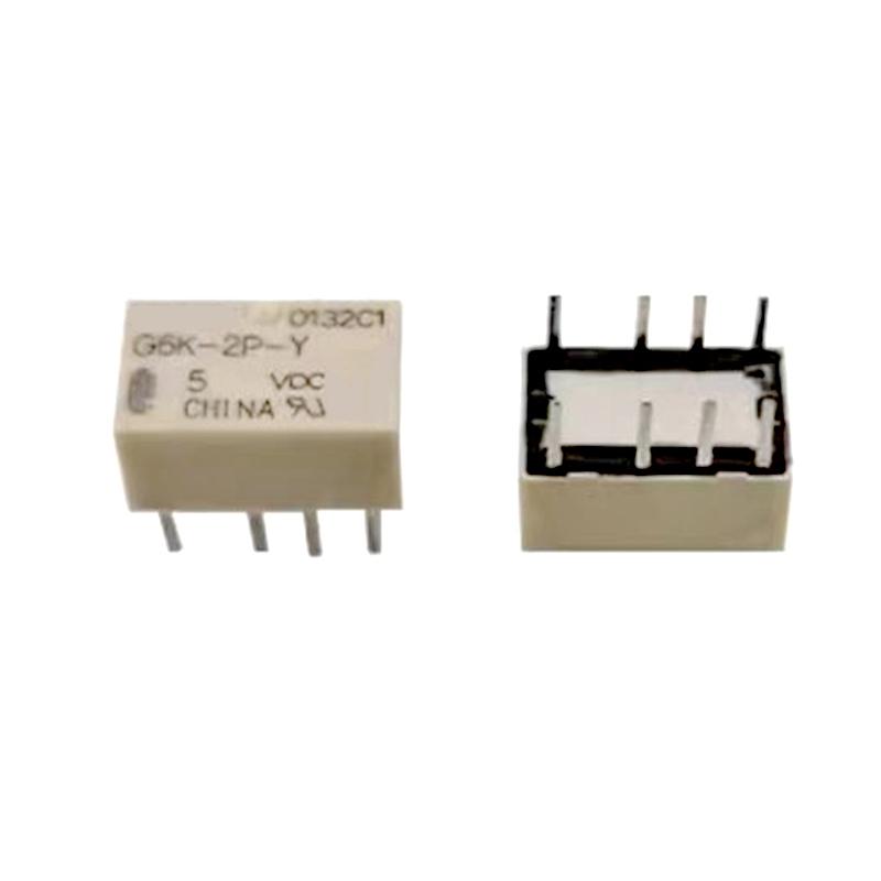 5 шт. 10 шт. G6K-2P-Y-3VDC G6K-2P-Y-5VDC G6K-2P-Y-12VDC G6K-2P-Y-24VDC Два нормально разомкнутых, два нормально замкнутых 8-контактный 2A сигнальный реле