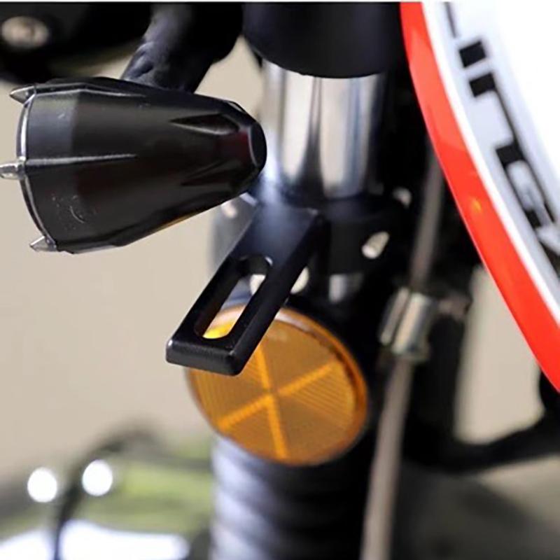 Кронштейн-удлинитель для мотоцикла, кронштейн для крепления внешнего фиксированного фонаря, удлинитель освещения, кронштейн для руля вилки, регулируемый 20 мм-36 мм