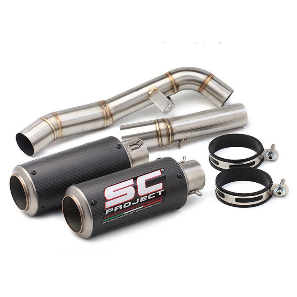 Kawasaki Z1000/Z1000SX/R/NINJA1000 Dual-Exhaust Mid-Pipe