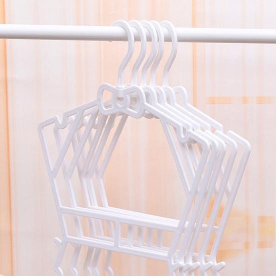 10 шт. вешалки для рубашек, многофункциональные бытовые принадлежности, сухие и влажные вешалки для детского шкафа, полезные организации, белые