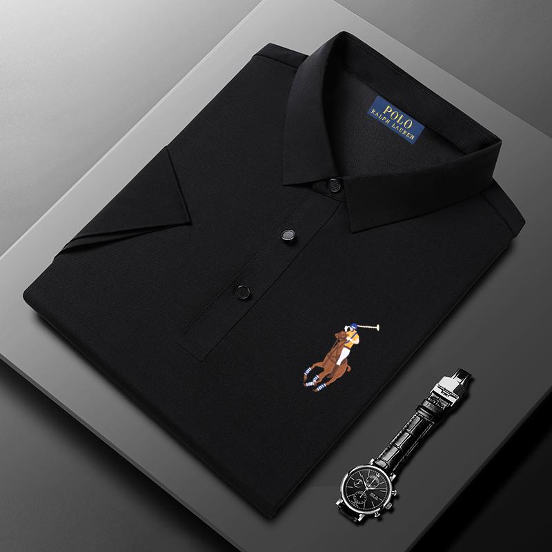 Polo Ralph Lauren 2025 Лето Новая Цветная Вышивка Пони Бизнес Поло для Отдыха