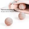 24Pcs Cedar Wood Balls Natural Aromatic Anti-Corrosive Wardrobe Supplies for Moth And Cockroach Prevention
