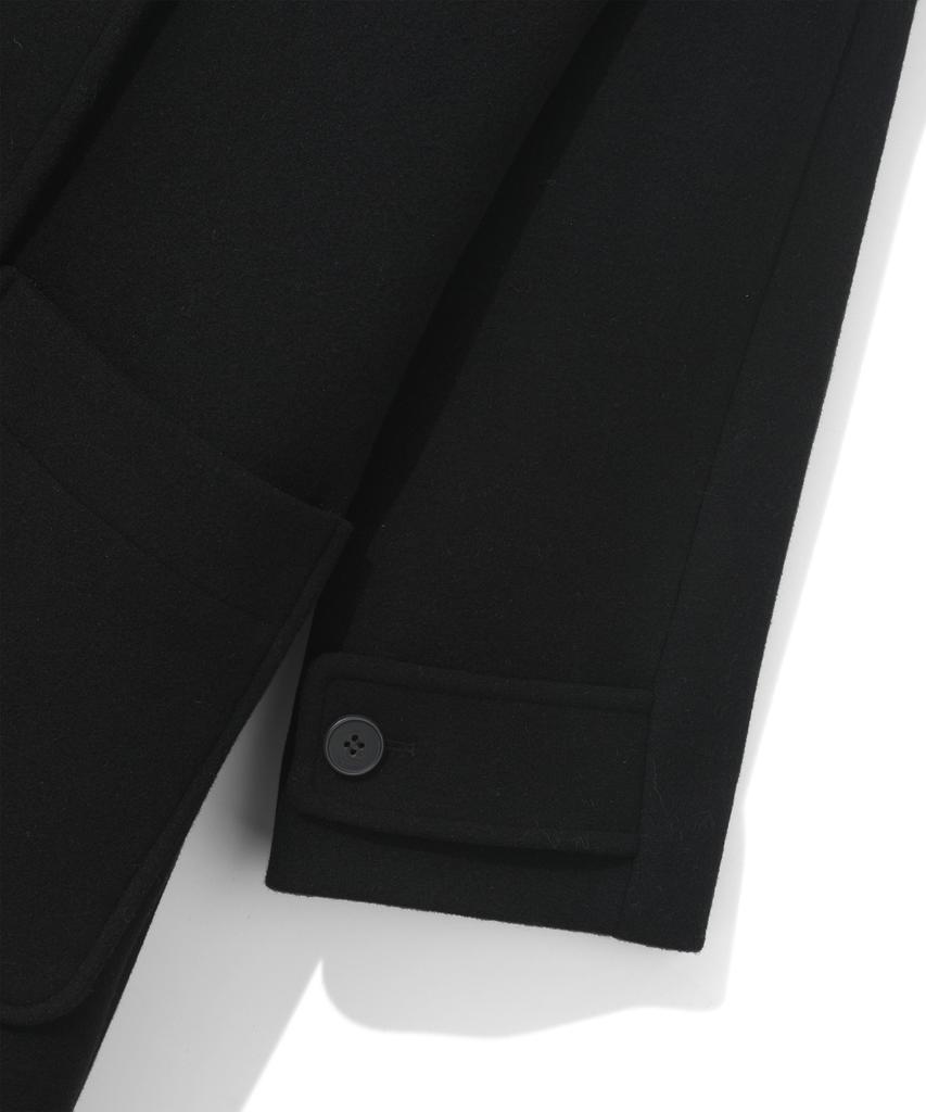 CGP (Women) Double Button Long Coat - Black