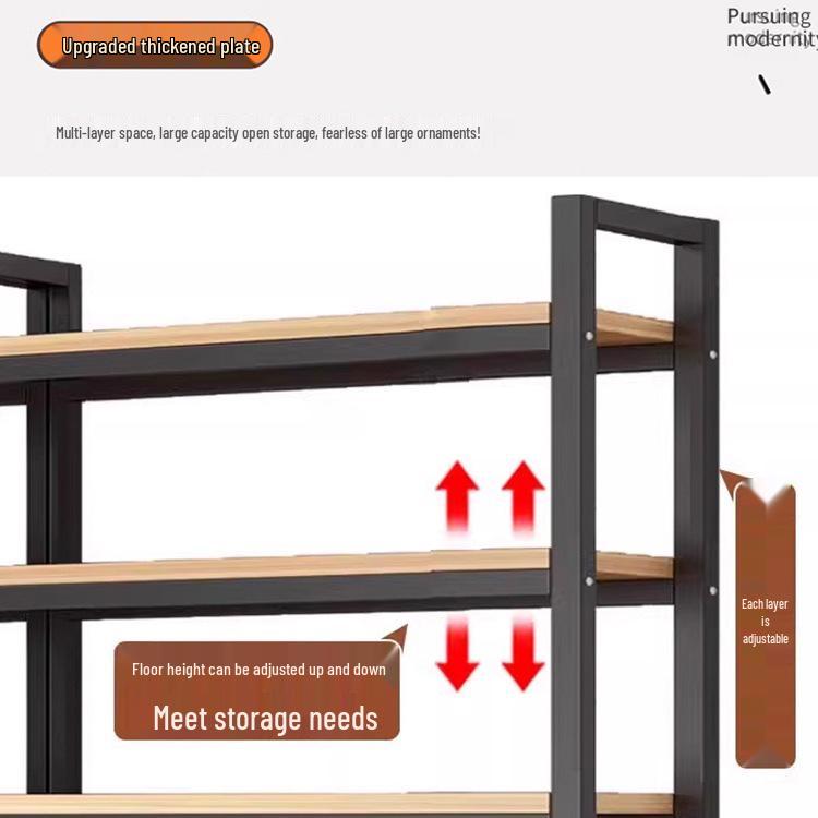 Multifunctional Floor-Standing Storage Rack for Home, Balcony, or Supermarket Display