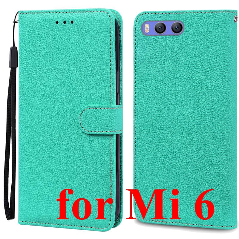Mi 6 Case For Xiaomi Mi 6 Case Redmi 6 Leather Wallet Flip Case For Xiaomi Redmi 6 Mi6 Phone Case Redmi6 Cover Fundas Shell Bags
