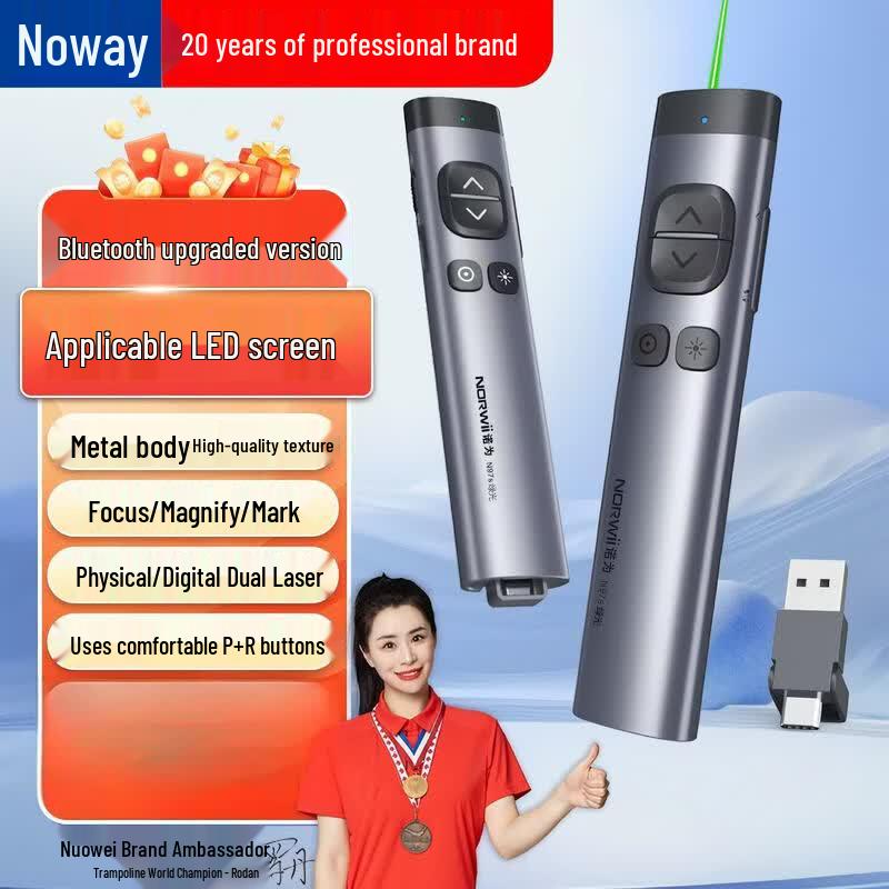 Bluetooth-презентер NORWII N97s с зеленым лазерным указателем
