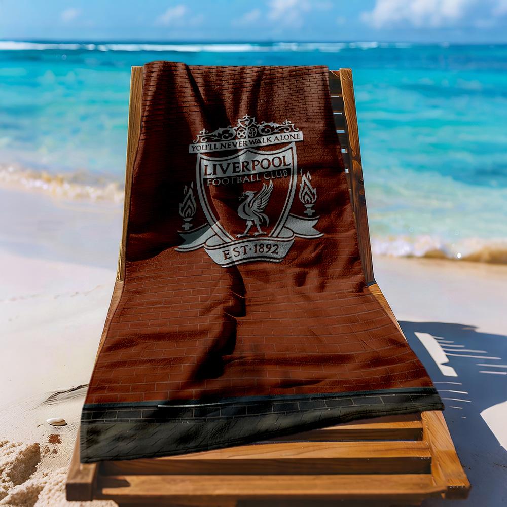 Liverpool Football Club Beach Towel Super Soft Absorbent Comfortable Lightweight Portable For Swimmingbeachcamping Travel Beach Accessoriesgym