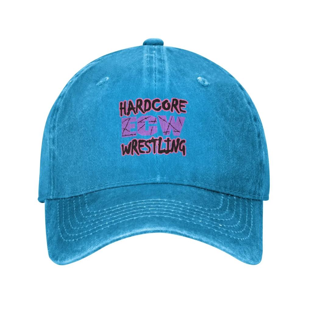 Выстиранная Бейсболка ECW Hardcore Wrestling y2k Крутая Солнцезащитная Кепка Тракер Весна Женская Мужская K-pop Рок Бейсболки
