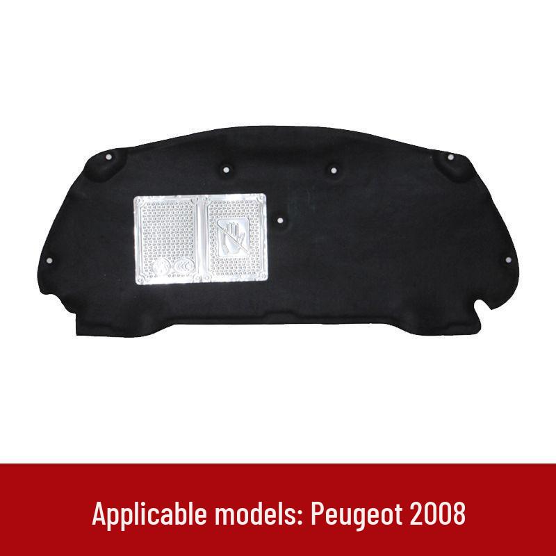 Звукоизоляция капота Peugeot 4008/3008/2008: Хлопок, огнестойкий, ударопоглощающий, снижающий тепло и шум