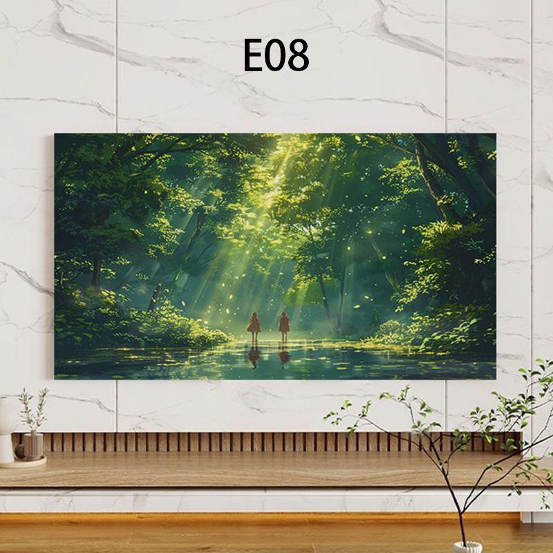 1 шт. Чехол для телевизора Защита от пыли Бытовой 32/43/50/55/65 дюймов Подвесной Чехол для LCD Телевизора Домашний Универсальный Декоративный Чехол для Телевизора