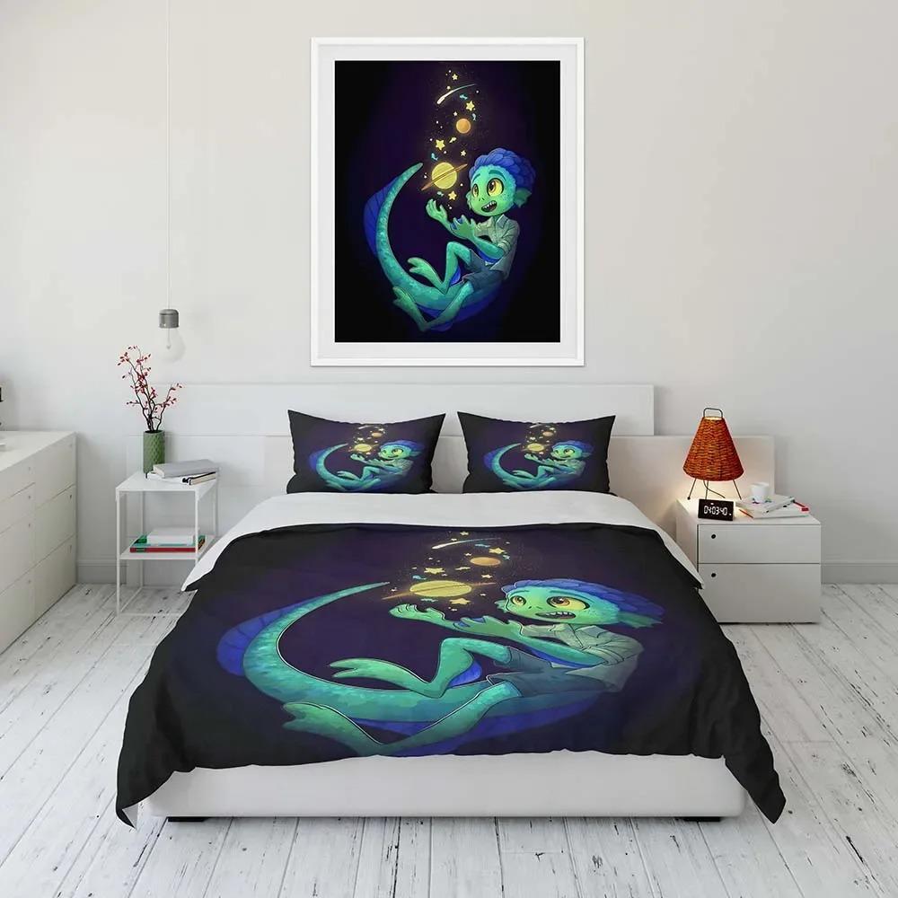 Luca Duvet Cover Pillowcase Anime Figure Bedding Set Adult Boy Girl Bedroom Decoration Children Gift Single Double Large Size