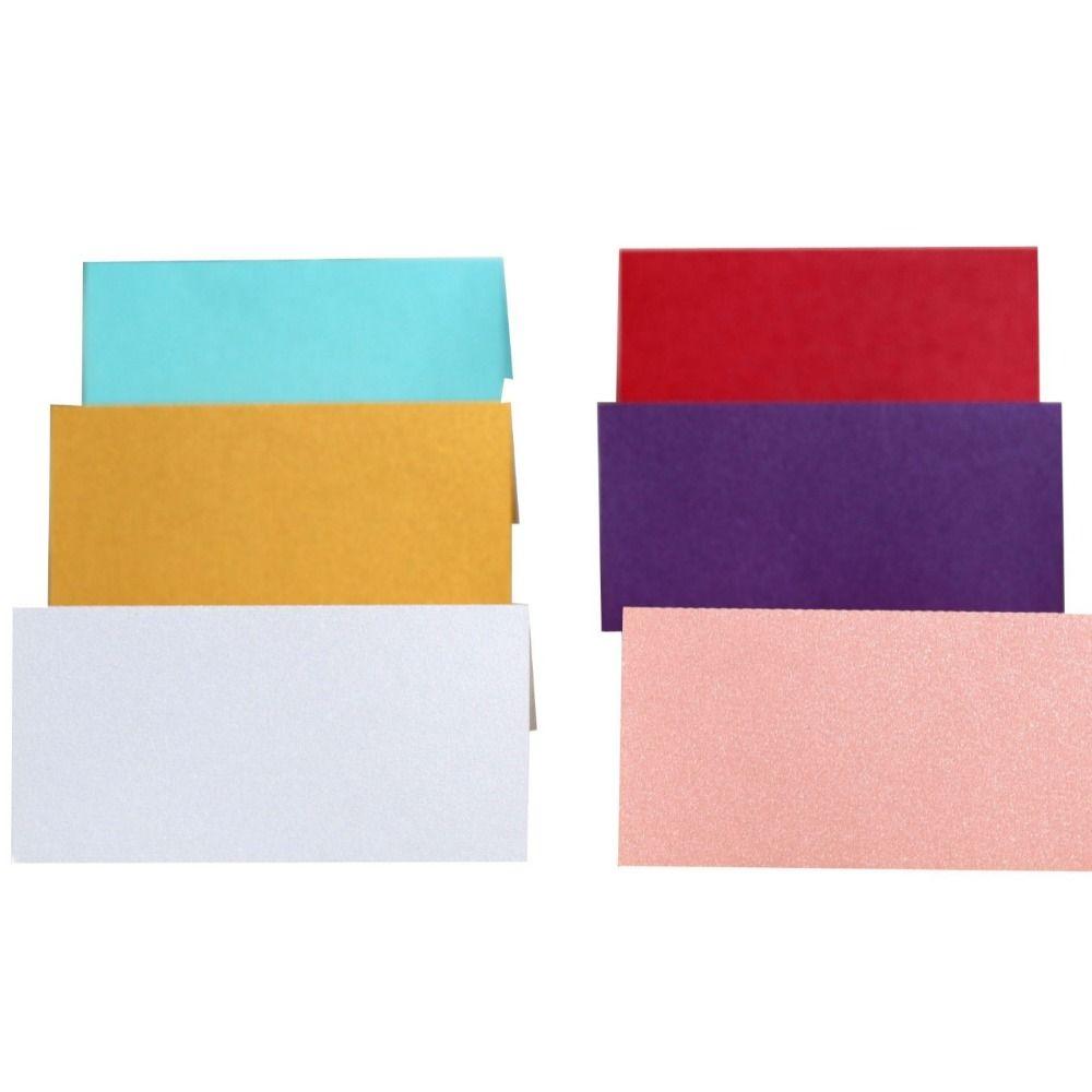 10pcs Kraft Paper Table Place Cards Blank Seating Number Card Anniversary Celebration