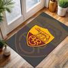 Wolf and Twins Emblem Patterned carpet, non slip mat suitable for living room and bedroom sofas