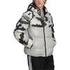 Adidas Originals Down Regen Sports Warm Hooded Long Sleeve Down Jacket Men Jacket Black White Gray HK5030