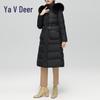 Yalu ES Women's Winter Fox Fur Down Jacket YYXFF9252