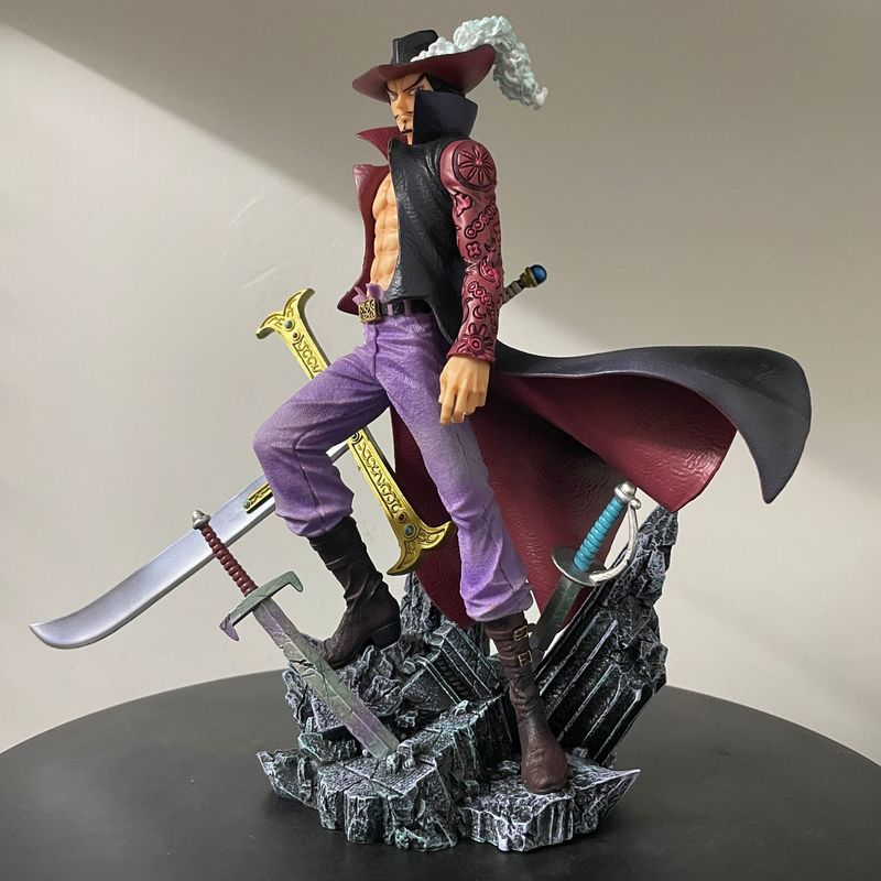 Фигурка Дракуля Михоука из One Piece 28см Манга One Pieces Фигурка Аниме Периферия Коллекционная Figuras GK Статуя Модель Подарок