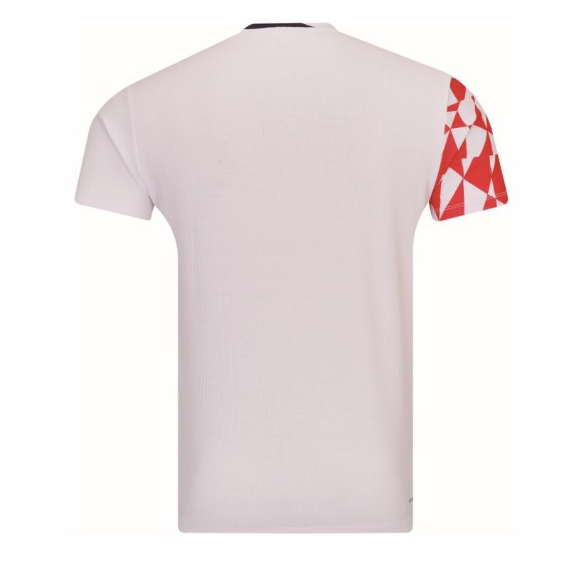 Коллекция Li Ning для бадминтона Бадминтонная футболка Унисекс Белая AAYW051-2