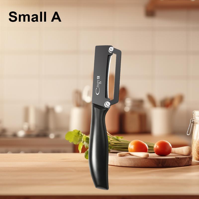WXCOO Stainless Steel Fruit Peeler 2-In-1 Kitchen Multifunctional Vegetable Peeler for Slicing Fruit Sugarcane Pumpkin 7