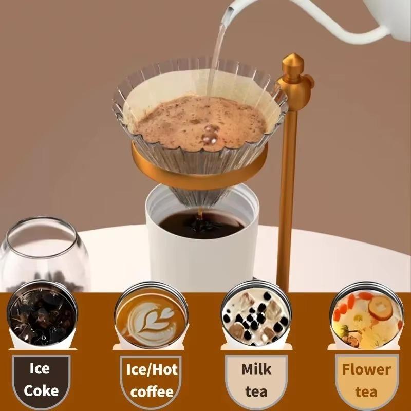 Керамические вакуумные термосы большой емкости, многоразовые термосы с двойными стенками, кружка для кофе из нержавеющей стали, изолированная чашка, домашняя посуда для напитков