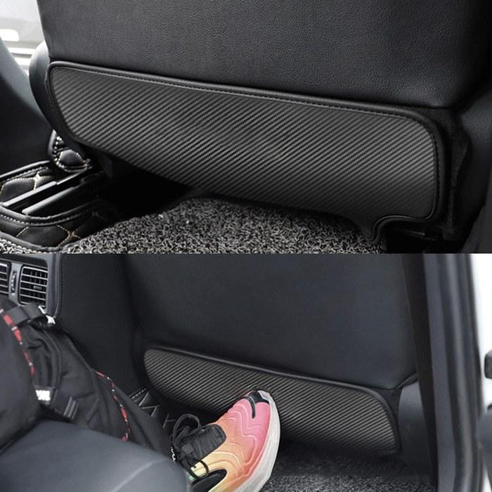 Защитные накладки на спинки сидений Fucaten для Mitsubishi Delica D5-R/D5 (2019-) 2pcs (Углеродное волокно)