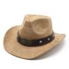 Minority Style Suede Western Cowboy Top Hat Men'S And Women'S Couple Hat