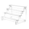 Desktop Ladder Display Stand Easy Assembly Acrylic Perfume Organizer Tier Options