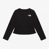 The North Face Kids Allison Long Sleeve Tee Black Nt7tr54t