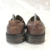Italy Vintage Hawkins Mackay U-Tip Pebbled Leather Shoes 41 26-26.5cm Brown(USED)