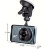 4-Inch HD Dual-Lens Touchscreen WiFi Car Dashcam
