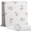 Self-adhesive Vinyl Printed Tiles Floral Pattern on a Background 9x30x30 cm