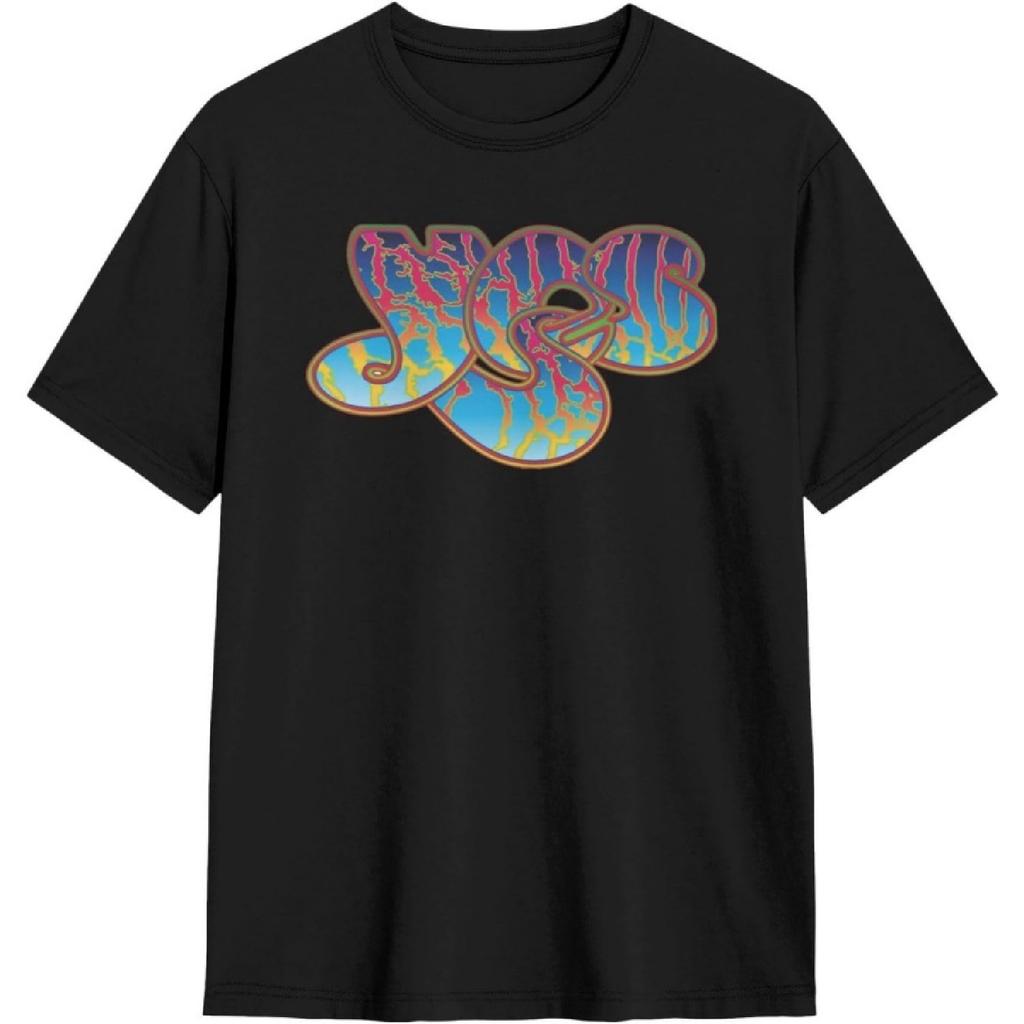 JOISOMI Short Sleeve T-Shirt Yes Band Logo Casual Shirts Crew Neck T-Shirt Athletic Shirts
