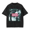 Мужские винтажные стильные футболки OASIS Live Tour большого размера, стиранные, летние, хлопковые, с коротким рукавом, Definitely Maybe, альбомы рок-группы, уличная одежда