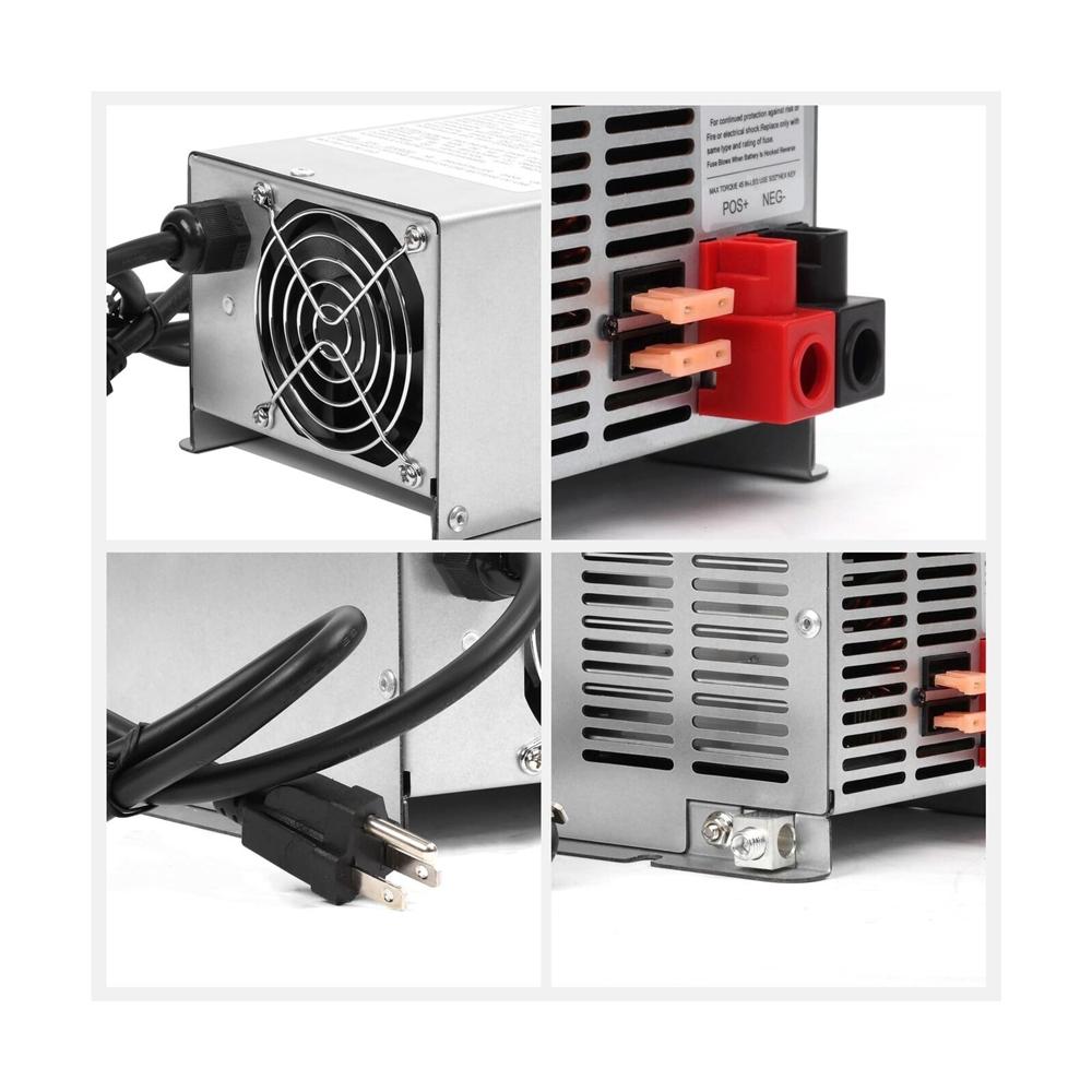 WF-9855-AD,55 Amp RV Power Converter for Lead-Acid Battery,Compatible with WF-98