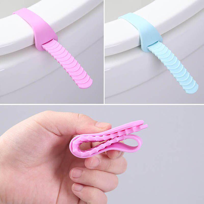 2шт силиконовый подъемник крышки унитаза антигрязная крышка сиденья ручка для путешествий домой ванная комната MIT