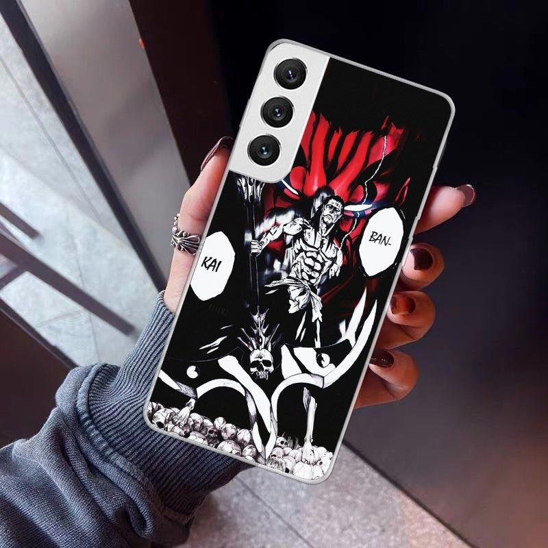 Bleach Zaraki Kenpachi Phone Case For Samsung Galaxy S26 S25 Edge S24 S23 Ultra S22 Plus S21 S20 FE Soft TPU Back Cover Funda Ga