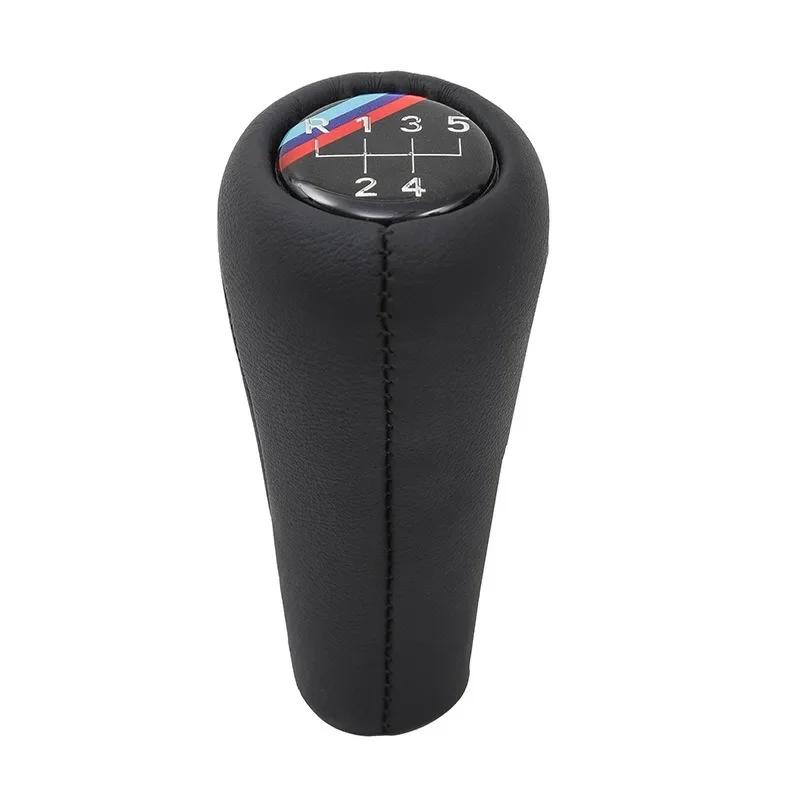 Car 5 6 Speed Leather Gear Stick Shift Knob Fit For BMW 1 3 5 6 Series E30 E32 E34 E36 E38 E39 E46 E53 E60 E63 E83 E84 E90 E91