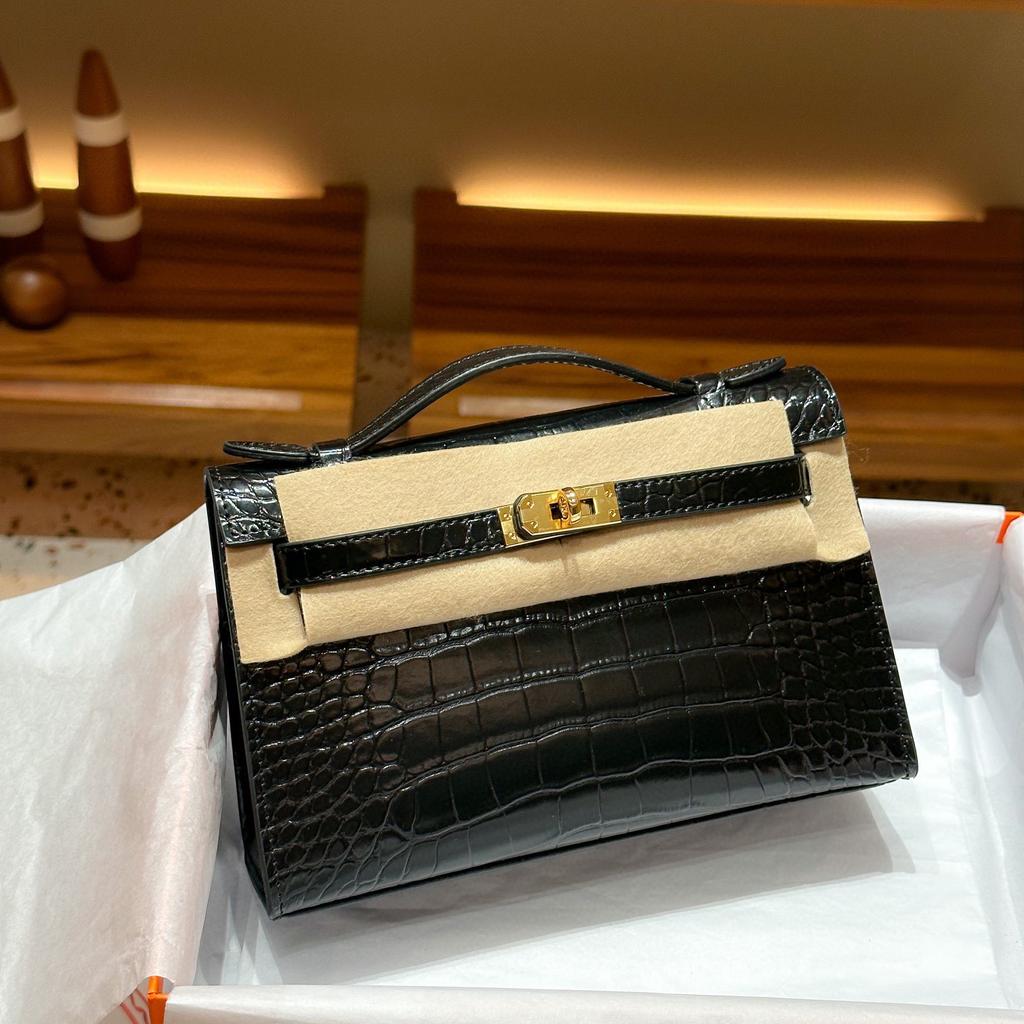 A Generation Of Hermès Birkin Handbag Mini Handbag Night Bag High-Quality Real Leather Single-Strap Tote Small Bag Women