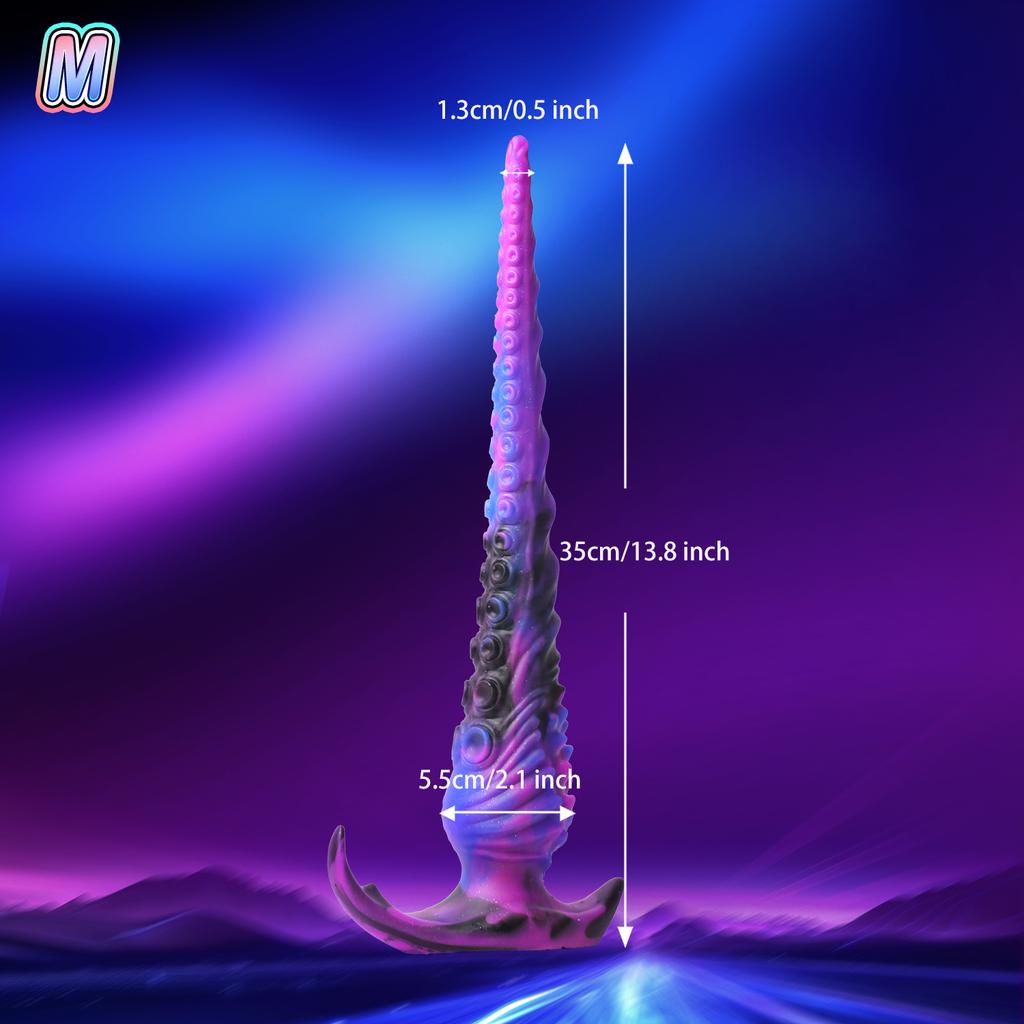 18+ Щупальца Анальная пробка Щупальце осьминога Анальная пробка для женщин мужчин геев Длинные анальные дилдоны Силиконовая мягкая анальная пробка Длинный дик Секс-игрушки