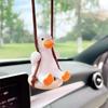 Gypsum Cute Cartoon Car Accessories Swing Duck Pendant Rear View Mirror Can Be Used As Birthday Gift Accessories Car Perfume