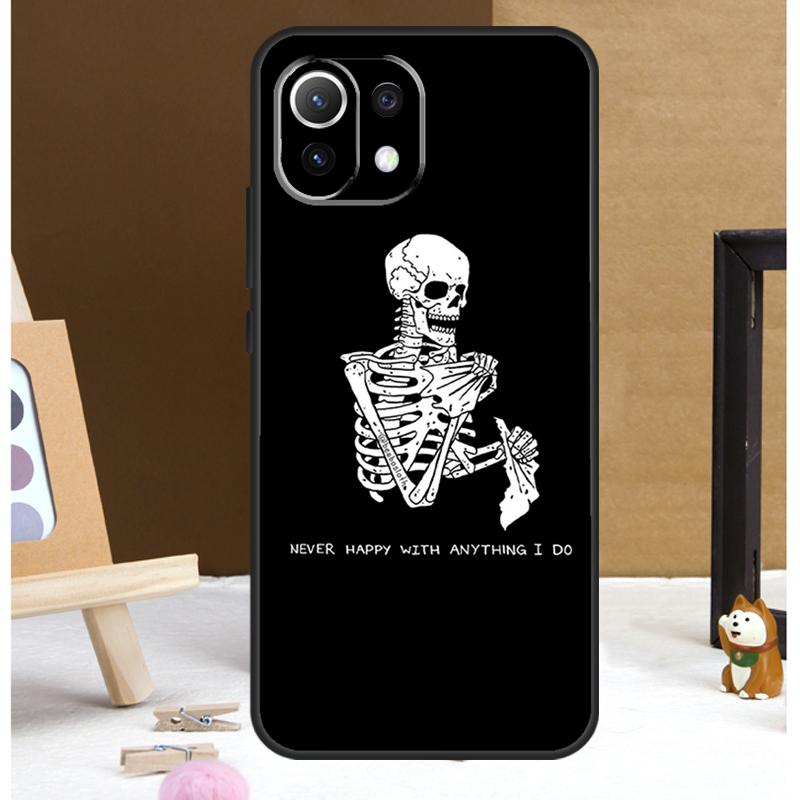 Эстетичный чехол-череп для Xiaomi 14 Ultra 13 11T 12T 13T Pro 12 Lite POCO X6 Pro X3 X4 X5 M5s M6 F3 F5