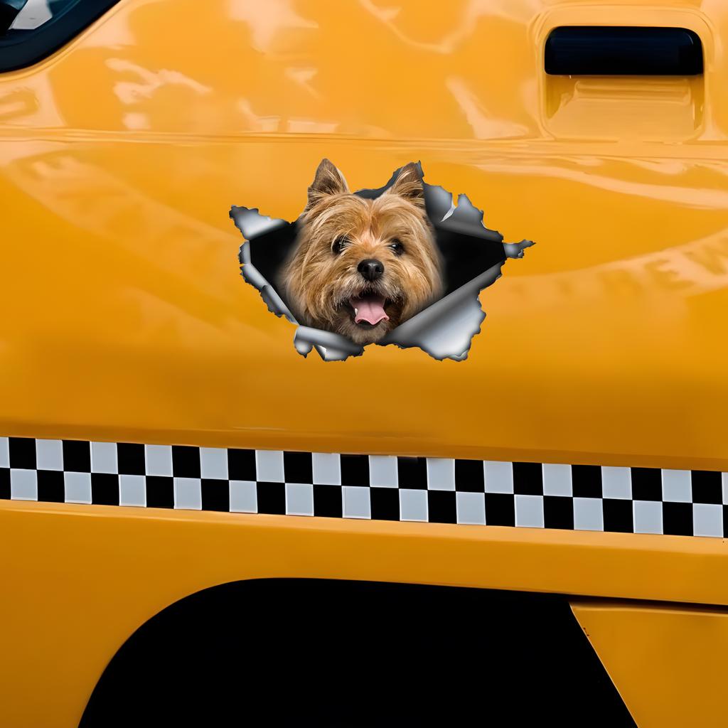 Cairn Terrier Car Stickers, Weather-Resistant Vinyl Stickers for Windows, Bumper Crafts - PVC Material Vehicle Decals